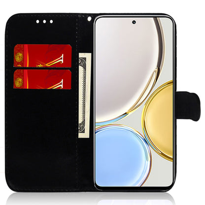 For Huawei nova Y61 4G / Enjoy 50z 4G Dazzling Flower Pattern Stand Phone Case PU Leather Phone Wallet Cover