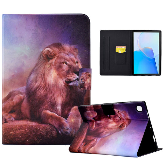 For Huawei MatePad SE 10.4-inch PU Leather Tablet Case Pattern Printing Stand Card Slot Cover