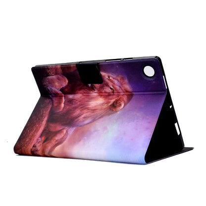 For Huawei MatePad SE 10.4-inch PU Leather Tablet Case Pattern Printing Stand Card Slot Cover