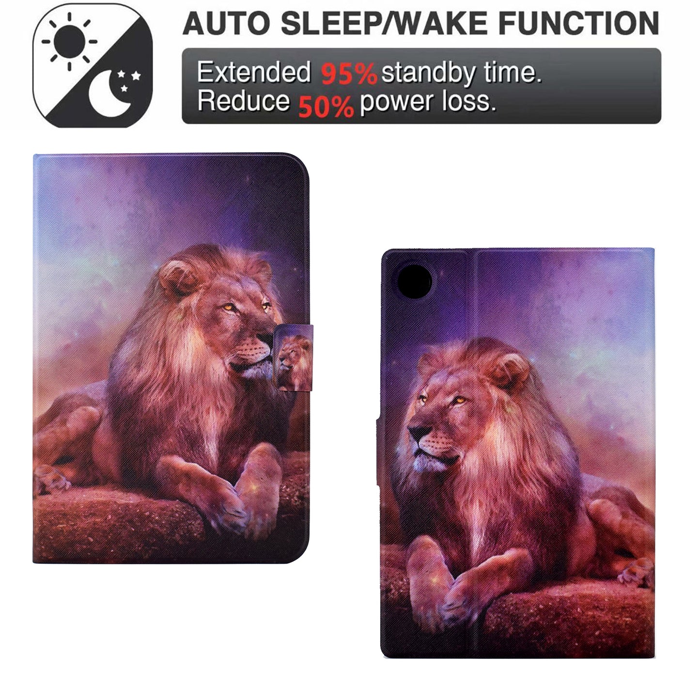 For Huawei MatePad SE 10.4-inch PU Leather Tablet Case Pattern Printing Stand Card Slot Cover