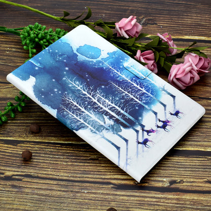 For Huawei MatePad SE 10.4-inch PU Leather Tablet Case Pattern Printing Stand Card Slot Cover