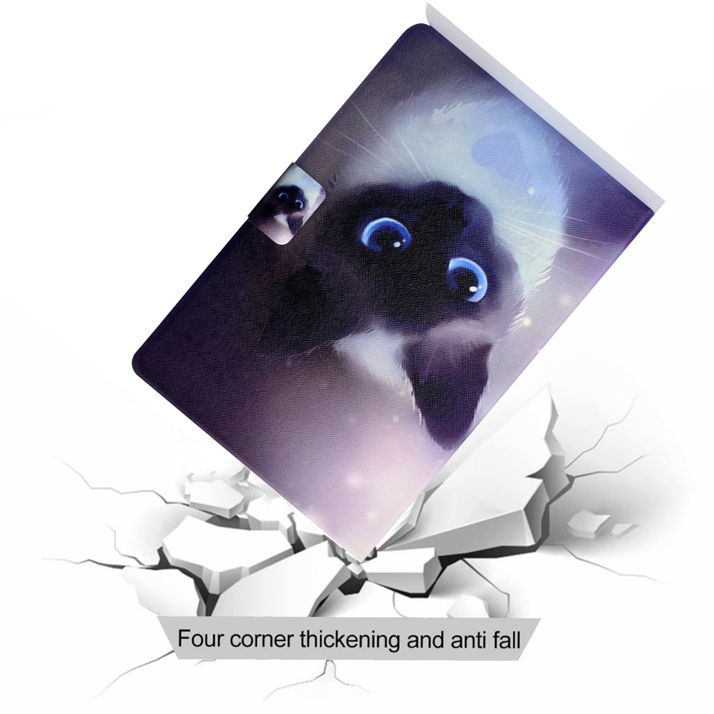 For Huawei MatePad SE 10.4-inch PU Leather Tablet Case Pattern Printing Stand Card Slot Cover