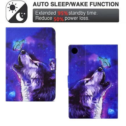 For Huawei MatePad SE 10.4-inch PU Leather Tablet Case Pattern Printing Stand Card Slot Cover