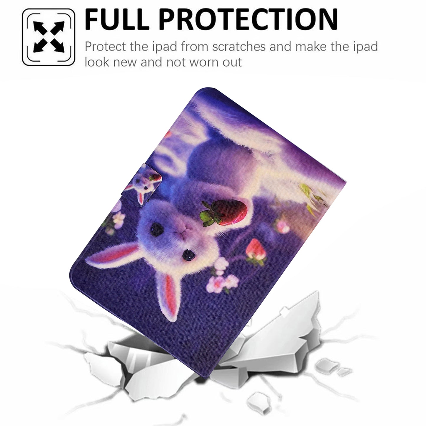 For Huawei MatePad SE 10.4-inch PU Leather Tablet Case Pattern Printing Stand Card Slot Cover