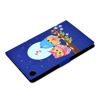 For Huawei MatePad SE 10.4-inch PU Leather Tablet Case Pattern Printing Stand Card Slot Cover