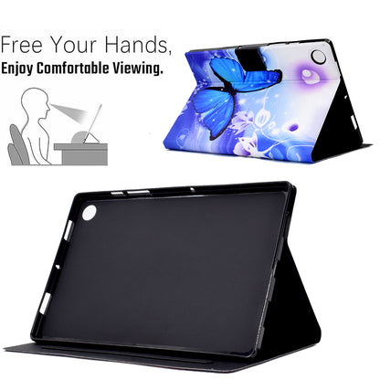 For Huawei MatePad SE 10.4-inch PU Leather Tablet Case Pattern Printing Stand Card Slot Cover