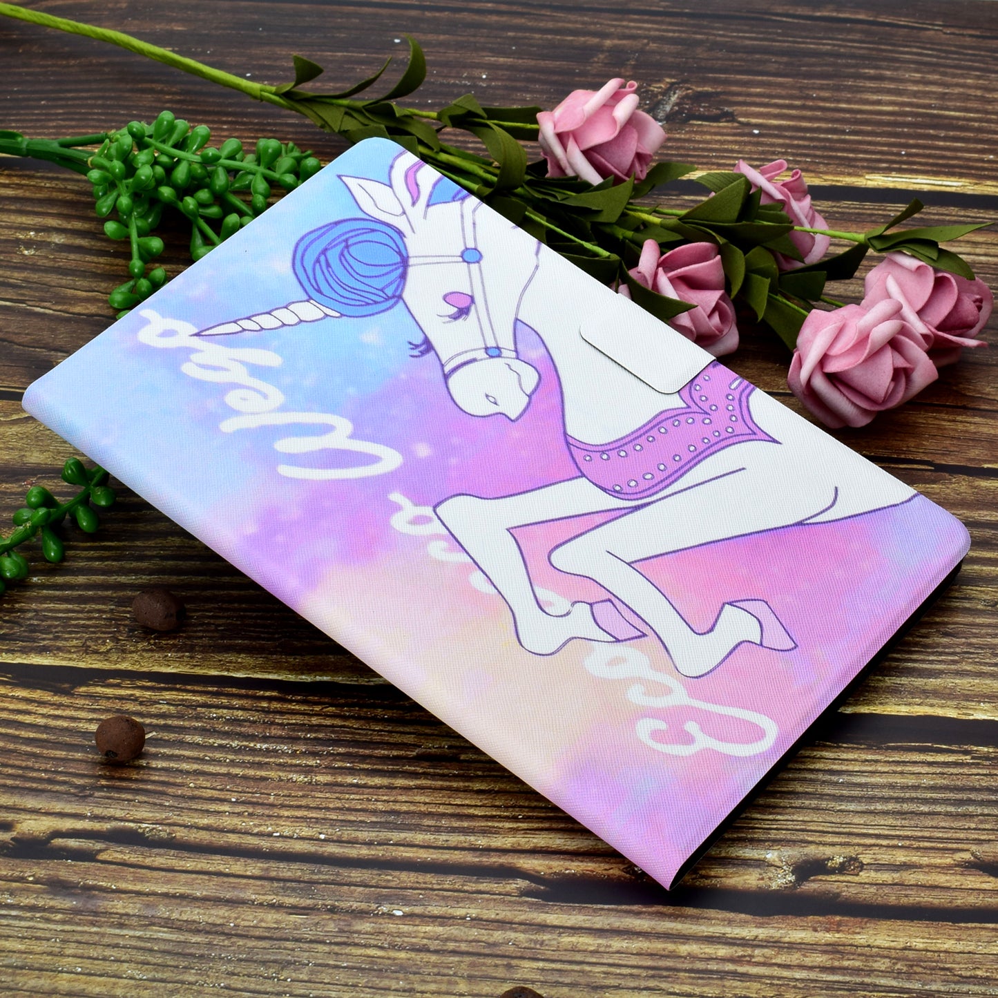 For Huawei MatePad SE 10.4-inch PU Leather Tablet Case Pattern Printing Stand Card Slot Cover