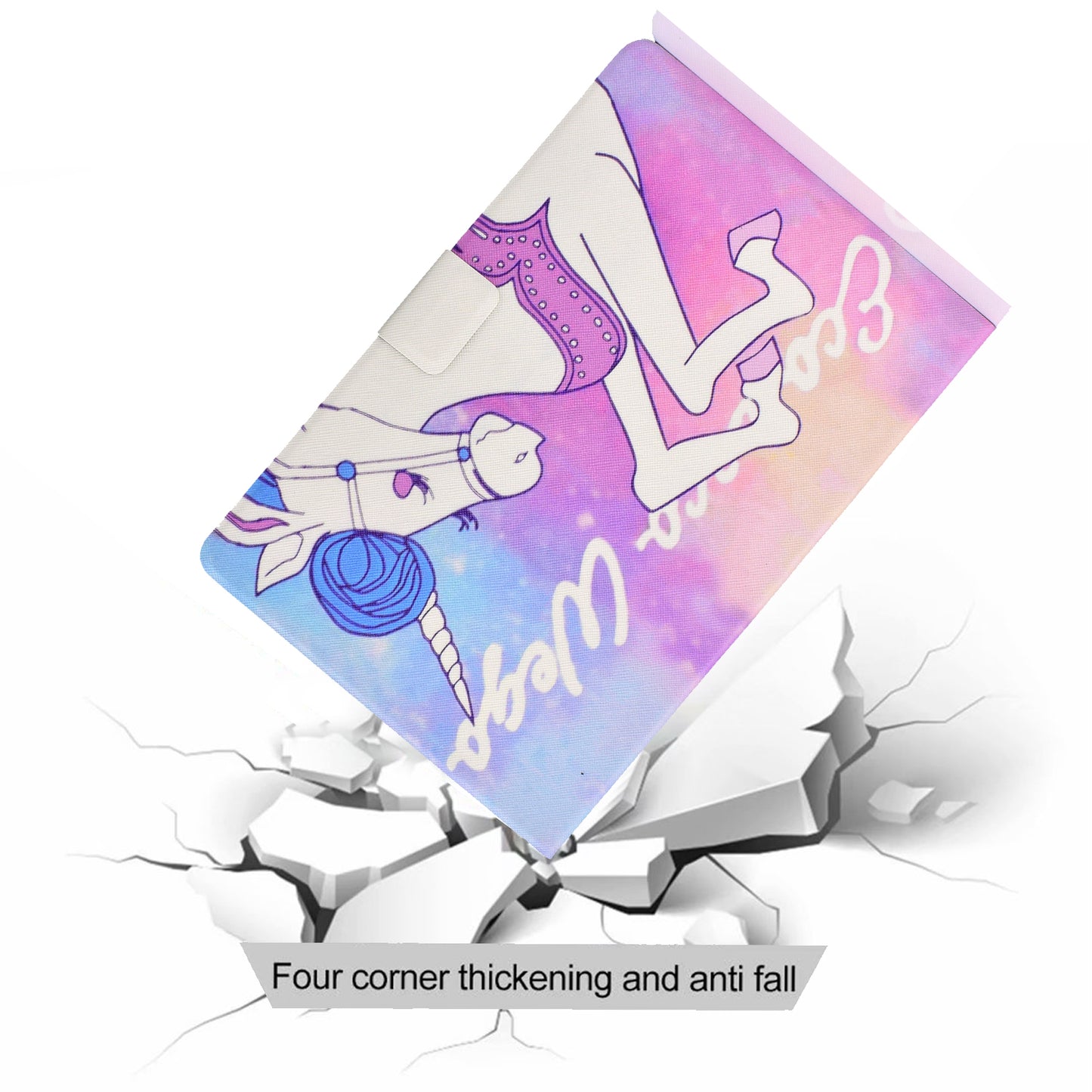 For Huawei MatePad SE 10.4-inch PU Leather Tablet Case Pattern Printing Stand Card Slot Cover