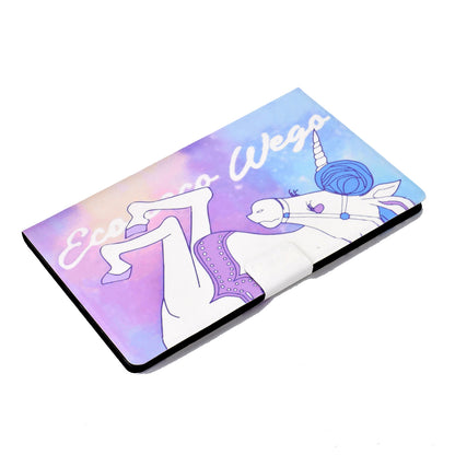 For Huawei MatePad SE 10.4-inch PU Leather Tablet Case Pattern Printing Stand Card Slot Cover