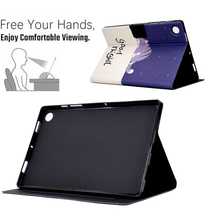 For Huawei MatePad SE 10.4-inch PU Leather Tablet Case Pattern Printing Stand Card Slot Cover