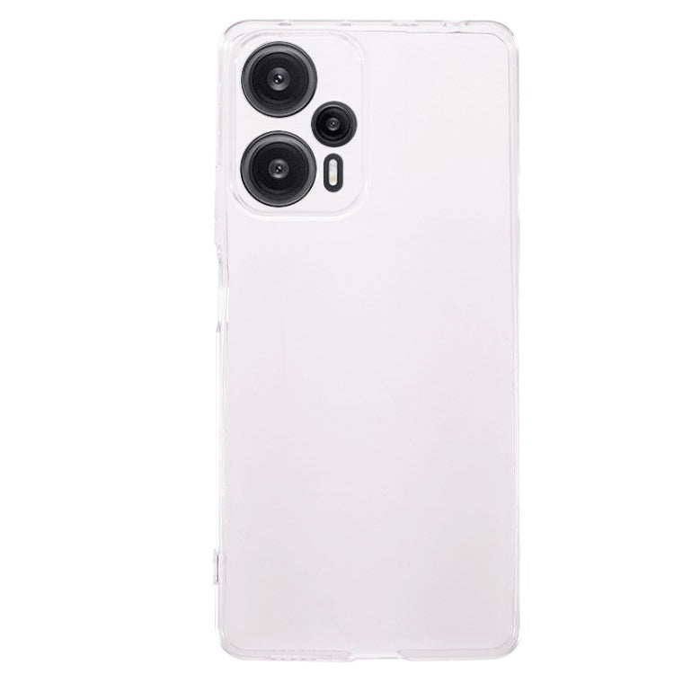 For Xiaomi Redmi Note 12 Turbo / Poco F5 5G Transparent TPU Phone Case Ultra-thin Drop-proof Phone Cover