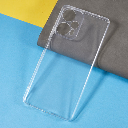 For Xiaomi Redmi Note 12 Turbo / Poco F5 5G Transparent TPU Phone Case Ultra-thin Drop-proof Phone Cover