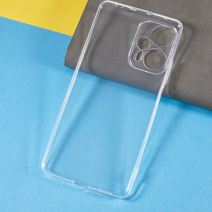 For Xiaomi Redmi Note 12 Turbo / Poco F5 5G Transparent TPU Phone Case Ultra-thin Drop-proof Phone Cover