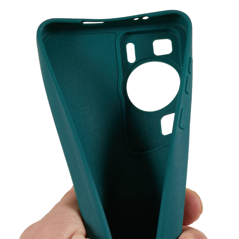 For Huawei P60 Straight Edge Soft TPU Case Shockproof Precise Cutout Phone Cover