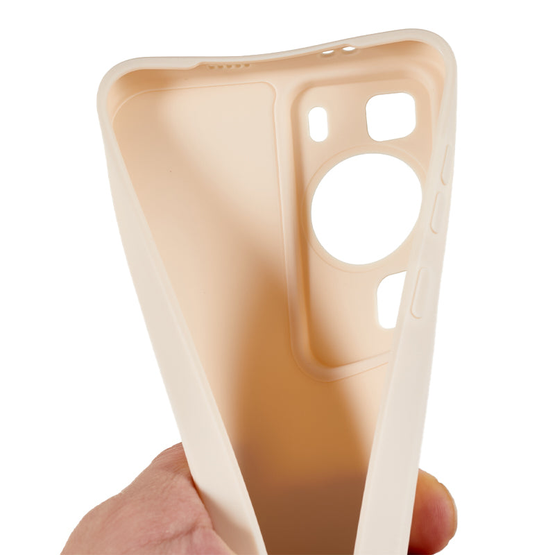 For Huawei P60 Straight Edge Soft TPU Case Shockproof Precise Cutout Phone Cover