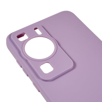For Huawei P60 Straight Edge Soft TPU Case Shockproof Precise Cutout Phone Cover