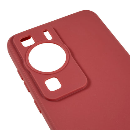 For Huawei P60 Straight Edge Soft TPU Case Shockproof Precise Cutout Phone Cover