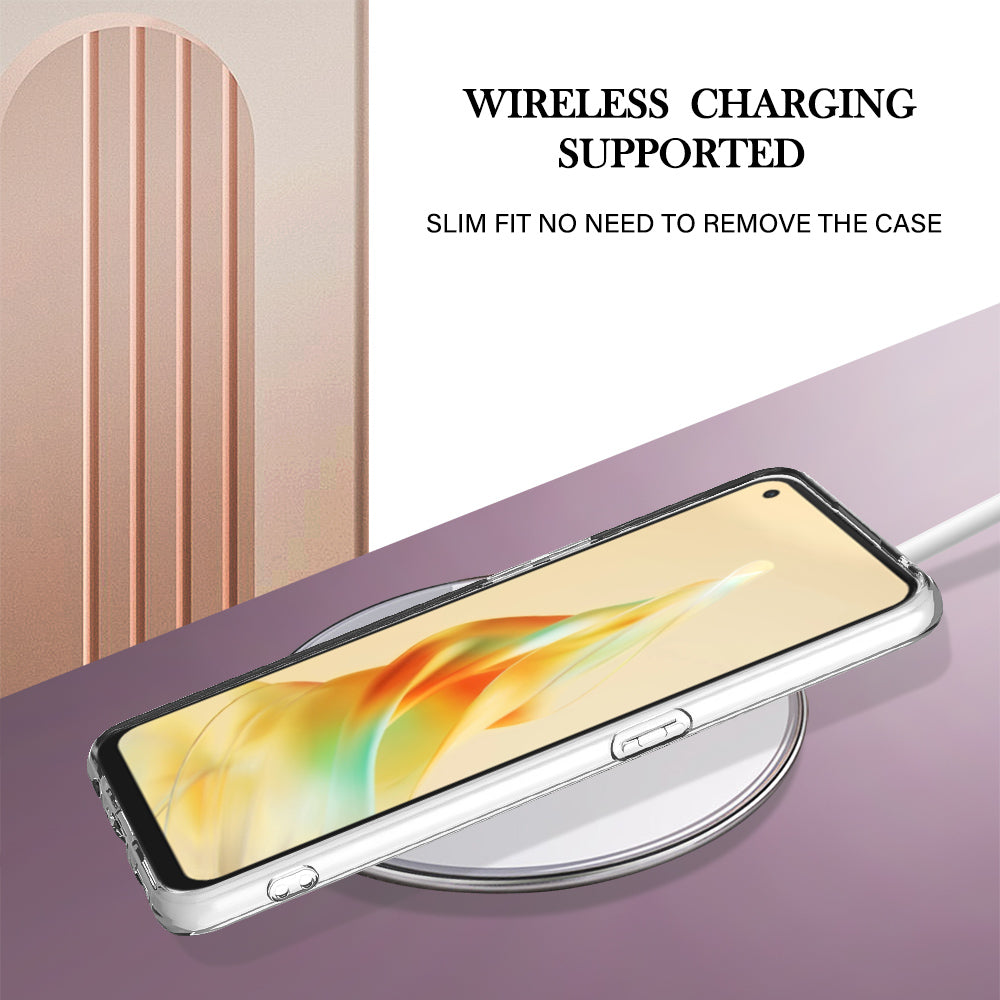 YB IMD Series-2 For Oppo Reno8 T 4G Soft TPU Anti-scratch Phone Case Electroplating IMD Marble Pattern Cover