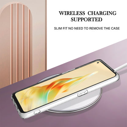 YB IMD Series-2 For Oppo Reno8 T 4G Soft TPU Anti-scratch Phone Case Electroplating IMD Marble Pattern Cover