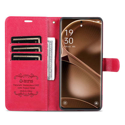 AZNS Phone Case for Oppo Find X6 Pro Mobile Phone Cover PU Leather Stand Wallet Shell