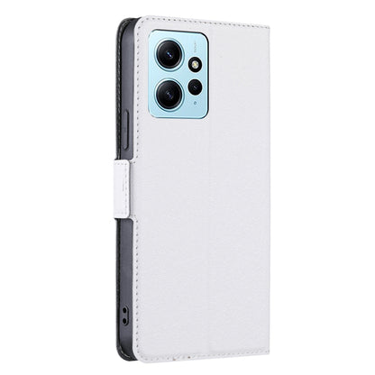 For Xiaomi Redmi Note 12 4G PU Leather Case with Card Slot Stand Flip Phone Cover