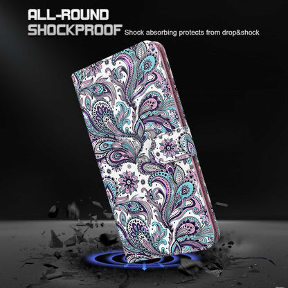 For Xiaomi 13 5G PU Leather Wallet Phone Case 3D Pattern Printing Phone Stand Cover with Strap