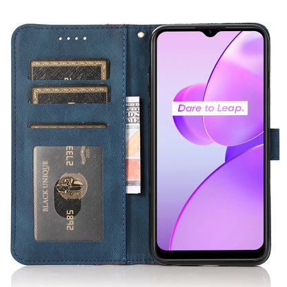 For Xiaomi Poco X5 Pro 5G / Redmi Note 12 Pro Speed 5G / 12 Pro 5G Anti-drop Stand Case Splicing PU Leather Wallet Phone Cover