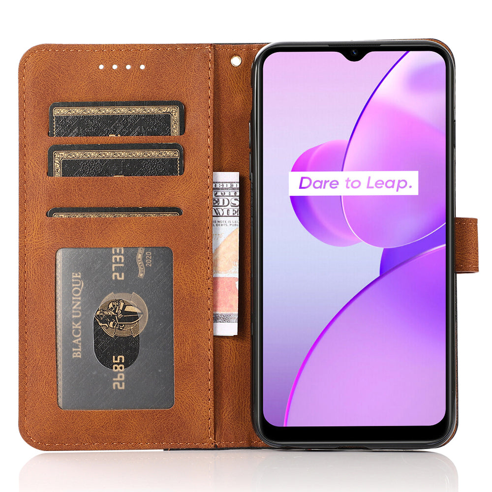 For Xiaomi Poco X5 Pro 5G / Redmi Note 12 Pro Speed 5G / 12 Pro 5G Anti-drop Stand Case Splicing PU Leather Wallet Phone Cover