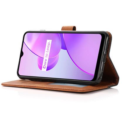 For Xiaomi Poco X5 Pro 5G / Redmi Note 12 Pro Speed 5G / 12 Pro 5G Anti-drop Stand Case Splicing PU Leather Wallet Phone Cover