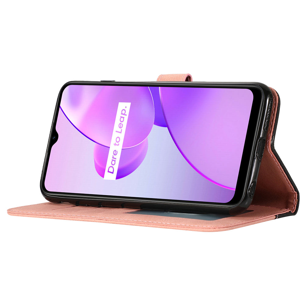 For Xiaomi Poco X5 Pro 5G / Redmi Note 12 Pro Speed 5G / 12 Pro 5G Anti-drop Stand Case Splicing PU Leather Wallet Phone Cover