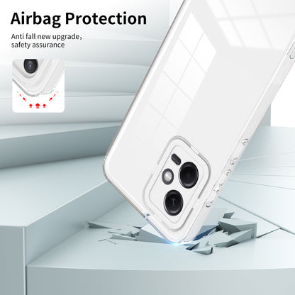 For Xiaomi Redmi Note 12 5G (Global) / Poco X5 5G TPU PC Phone Case 3-in-1 Clear Cover with PC Camera Frame