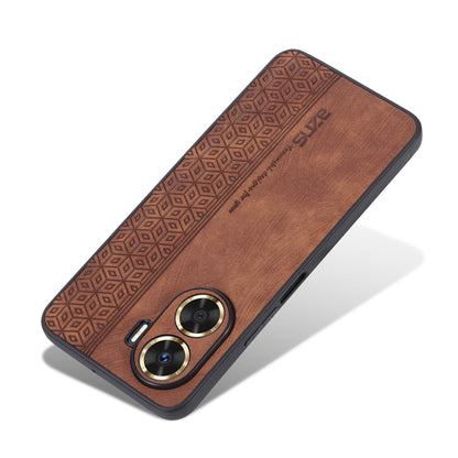 AZNS For Huawei Enjoy 60 Imprinted Phone Case PU Leather Coated TPU Protective Phone Cover