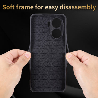 AZNS For Huawei Enjoy 60 Imprinted Phone Case PU Leather Coated TPU Protective Phone Cover