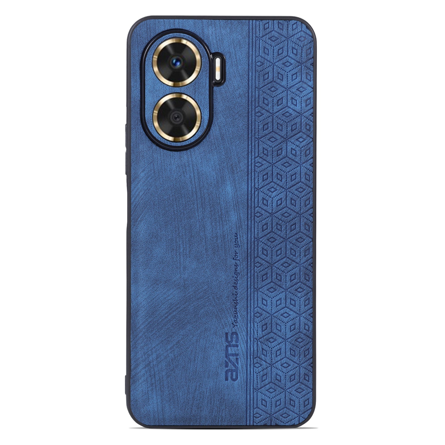 AZNS For Huawei Enjoy 60 Imprinted Phone Case PU Leather Coated TPU Protective Phone Cover