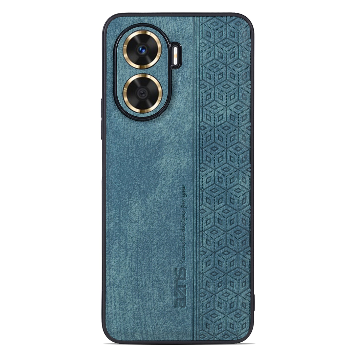 AZNS For Huawei Enjoy 60 Imprinted Phone Case PU Leather Coated TPU Protective Phone Cover