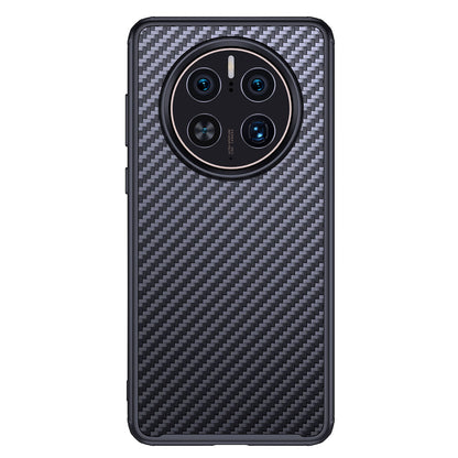 For Huawei Mate 50 Pro 4G Kevlar Fiber TPU Drop-resistant Phone Case Magnetic Back Cover