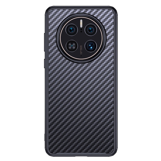 For Huawei Mate 50 Pro 4G Kevlar Fiber TPU Drop-resistant Phone Case Magnetic Back Cover