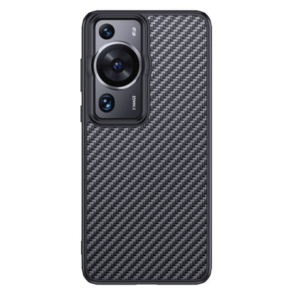 For Huawei P60 Pro / P60 Kevlar Fiber TPU Anti-drop Phone Case Magnetic Protective Cover