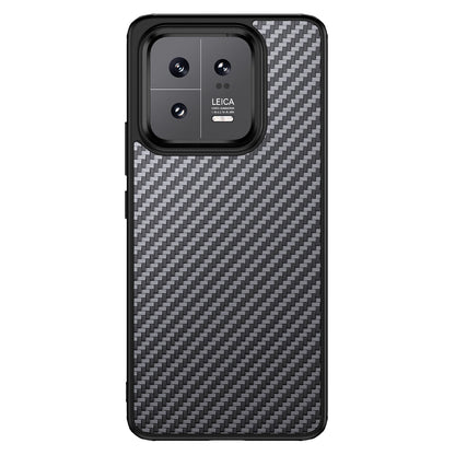 For Xiaomi 13 Pro 5G Kevlar Fiber TPU Anti-fingerprint Back Cover Magnetic Anti-drop Phone Case