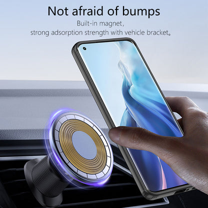 For Xiaomi 13 Pro 5G Kevlar Fiber TPU Anti-fingerprint Back Cover Magnetic Anti-drop Phone Case