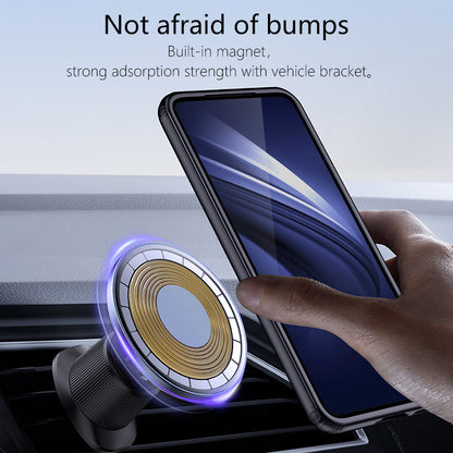 For Samsung Galaxy S23 Kevlar Fiber TPU Drop-resistant Phone Case Magnetic Anti-scratch Cover