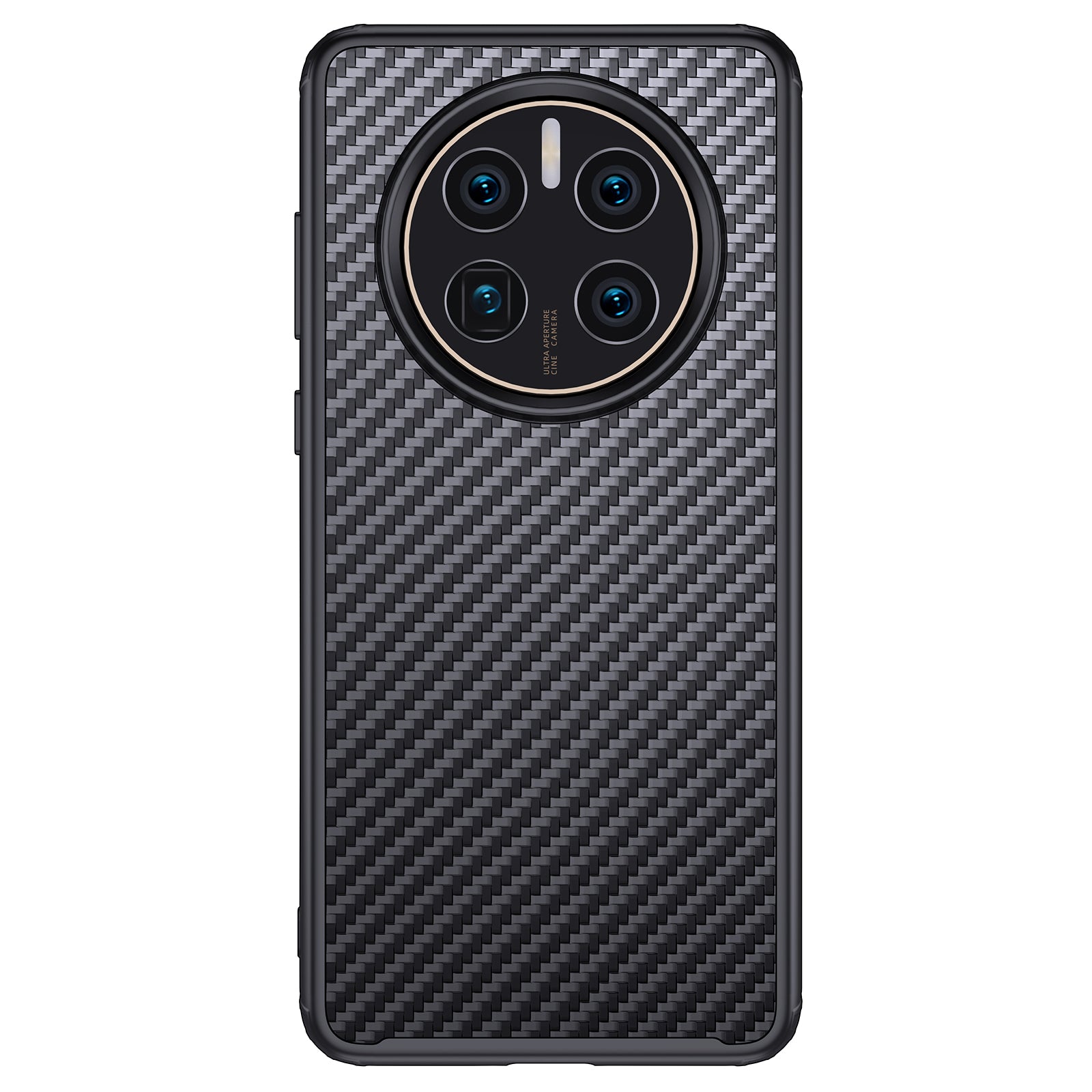 For Huawei Mate 50E 4G / Mate 50 4G Magnetic Cellphone Back Cover Kevlar Fiber TPU Anti-drop Phone Case