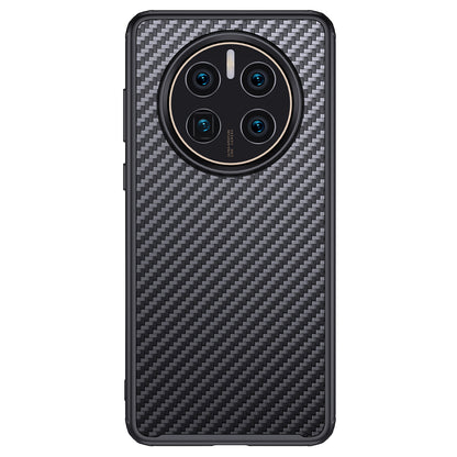 For Huawei Mate 50E 4G / Mate 50 4G Magnetic Cellphone Back Cover Kevlar Fiber TPU Anti-drop Phone Case