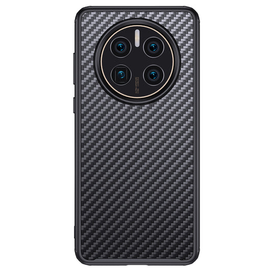 For Huawei Mate 50E 4G / Mate 50 4G Magnetic Cellphone Back Cover Kevlar Fiber TPU Anti-drop Phone Case