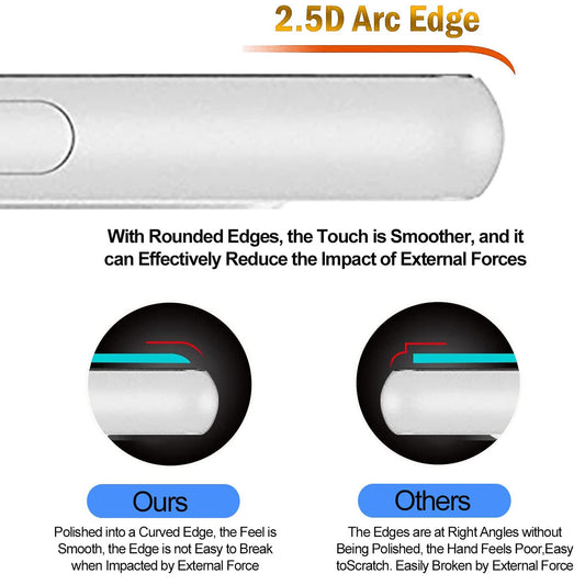 For Samsung Galaxy S23+ Phone Case Clear TPU Back Cover with 2.5D Arc Edge Tempered Glass Screen Film