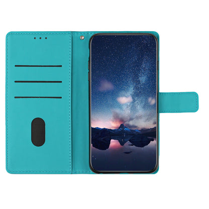 PU Leather Phone Case for Xiaomi 13 5G , Imprinted Rhombus Stand Wallet Cover
