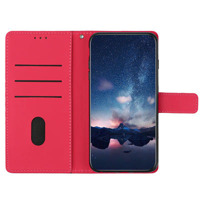 Anti-scratch Phone Leather Case for Sony Xperia 10 V , Imprinted Rhombus Stand Wallet Cover
