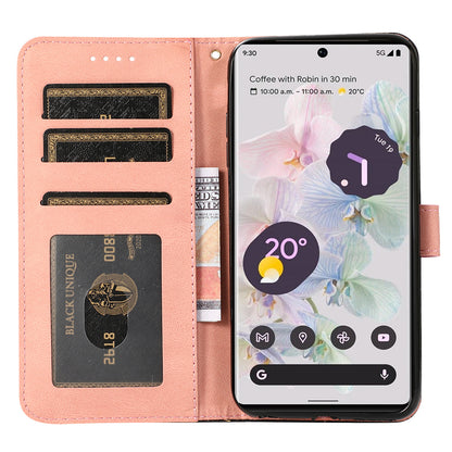 For Google Pixel 7 Pro 5G Splicing PU Leather Wallet Case Stand Magnetic Flip Cover
