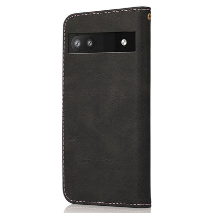 For Google Pixel 7a Splicing Wallet Phone Case Folio Flip PU Leather Stand Phone Cover