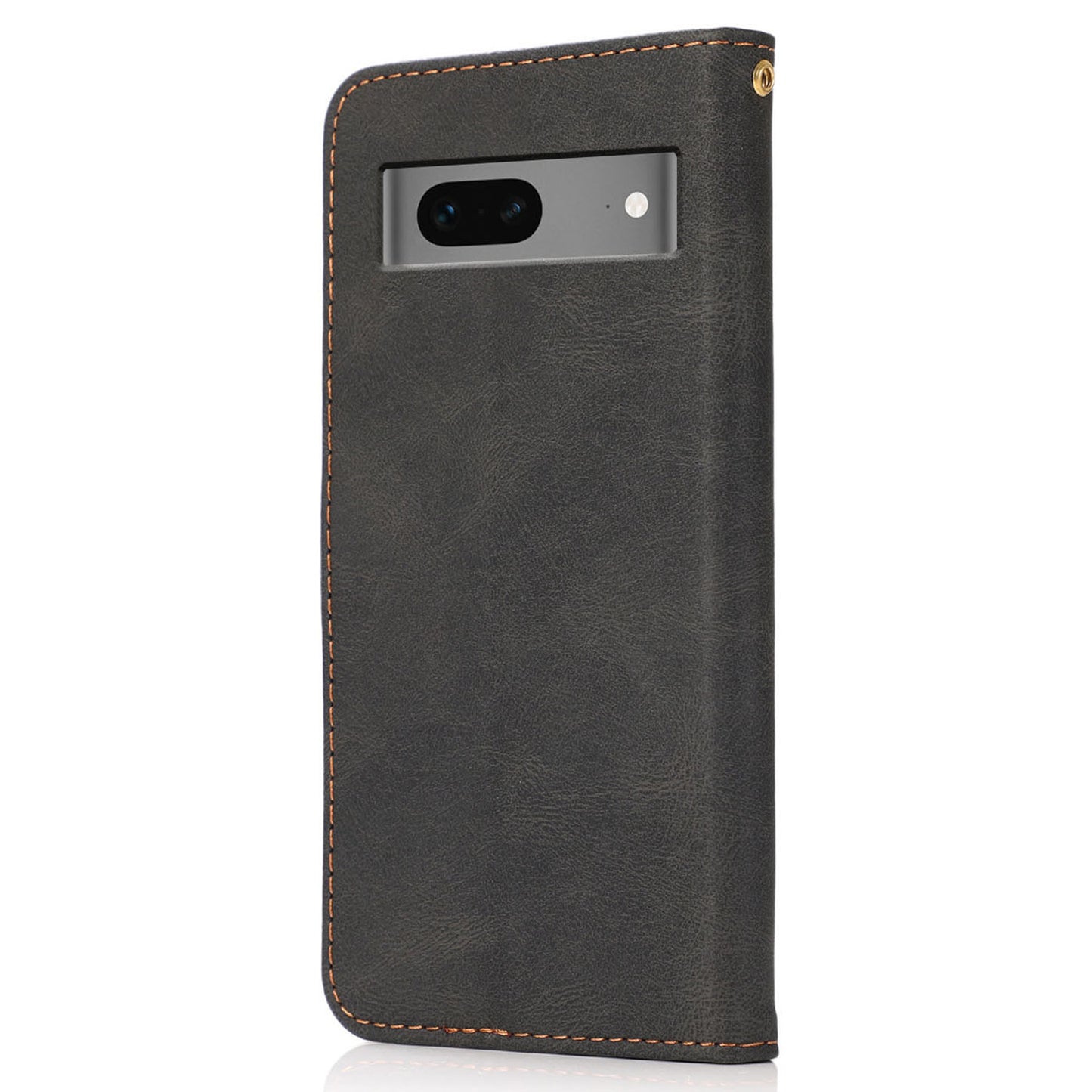 For Google Pixel 7 5G PU Leather Splicing Phone Case Wallet Stand Folio Cover